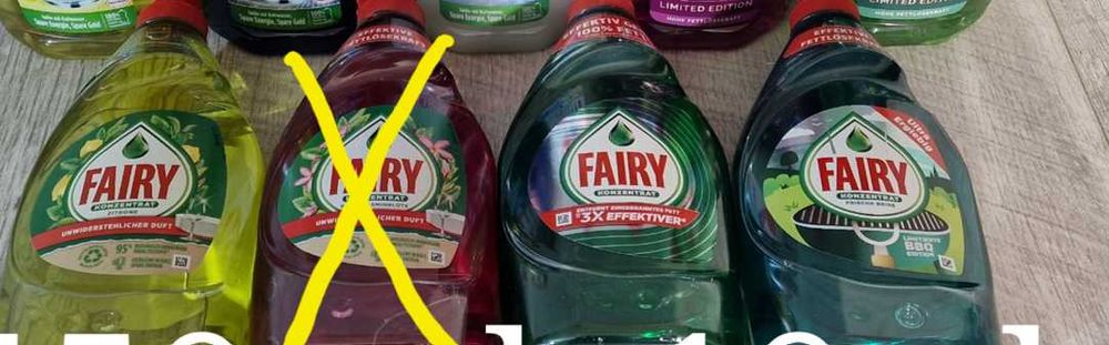 Fairy KONCENTRAT butelka 450 ml. Niemieckie