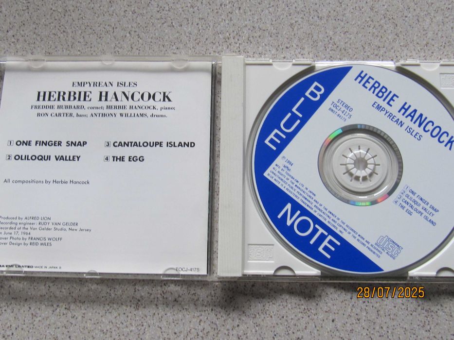 CD - Herbie Hancock – Empyrean Isles - JAPAN 1994!