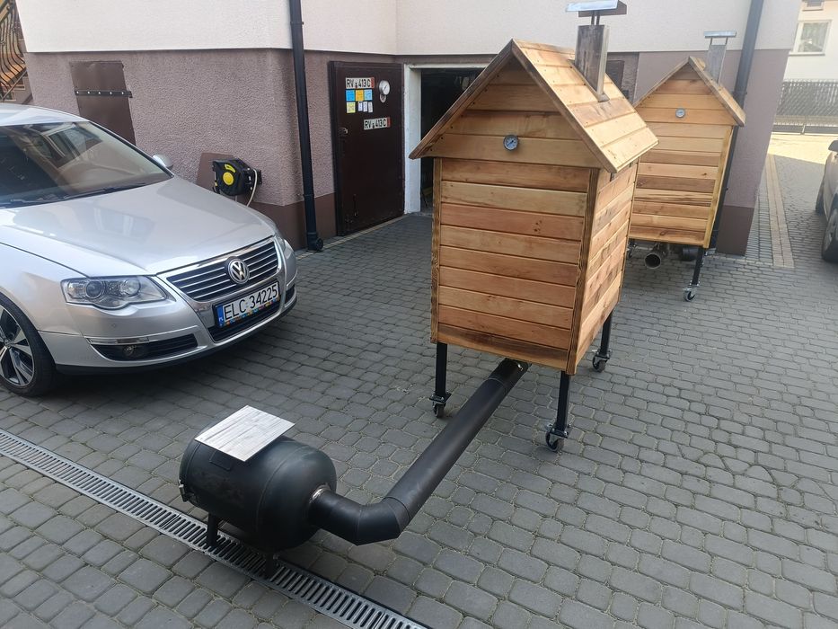Wędzarnia z paleniskiem