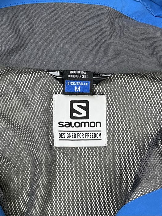 Salomon gore-tex куртка ветровка М размер женская трекинговая синяя