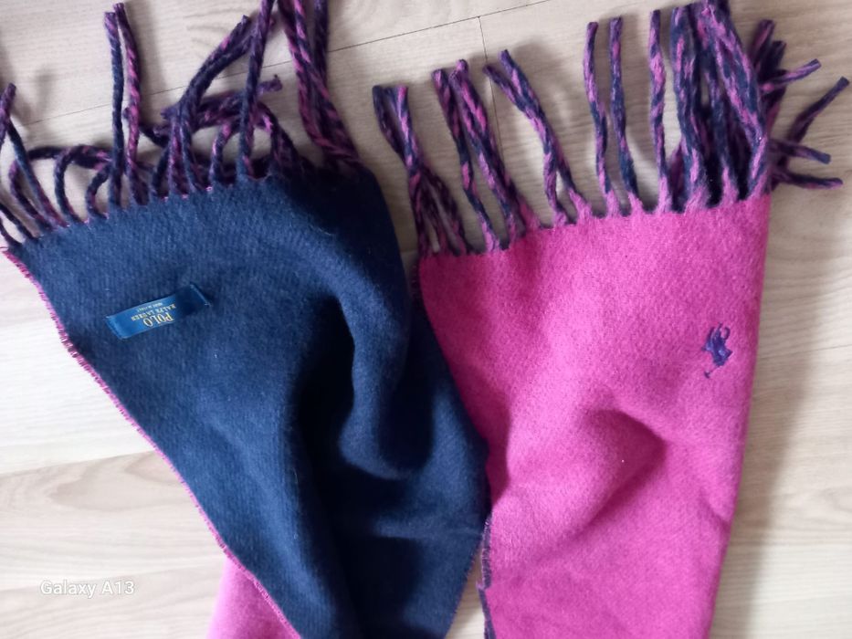 Polo Ralph Lauren Oryginalny szalik damski wełna