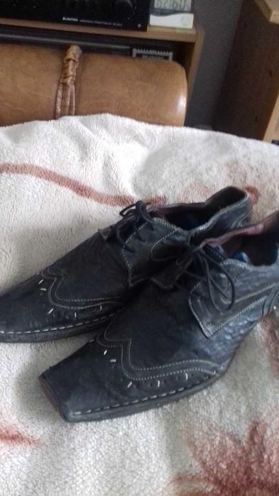 Buty męskie skórzane