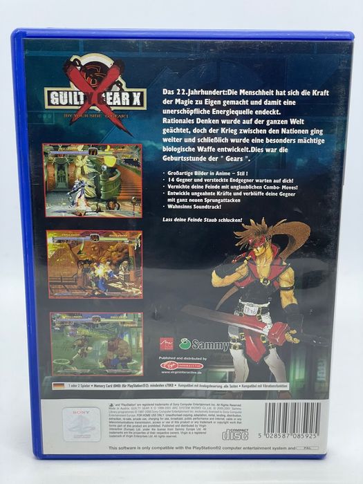 Guilty Gear X PS2 Po Angielsku