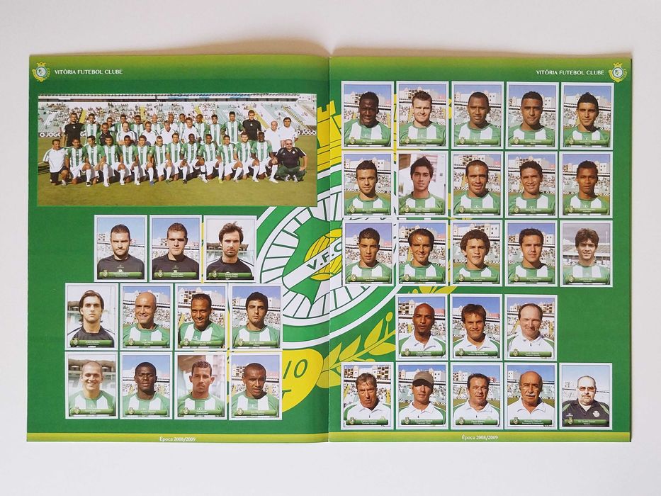 caderneta (completa) VITORIA FUTEBOL CLUBE 2008-09 | Prephoto