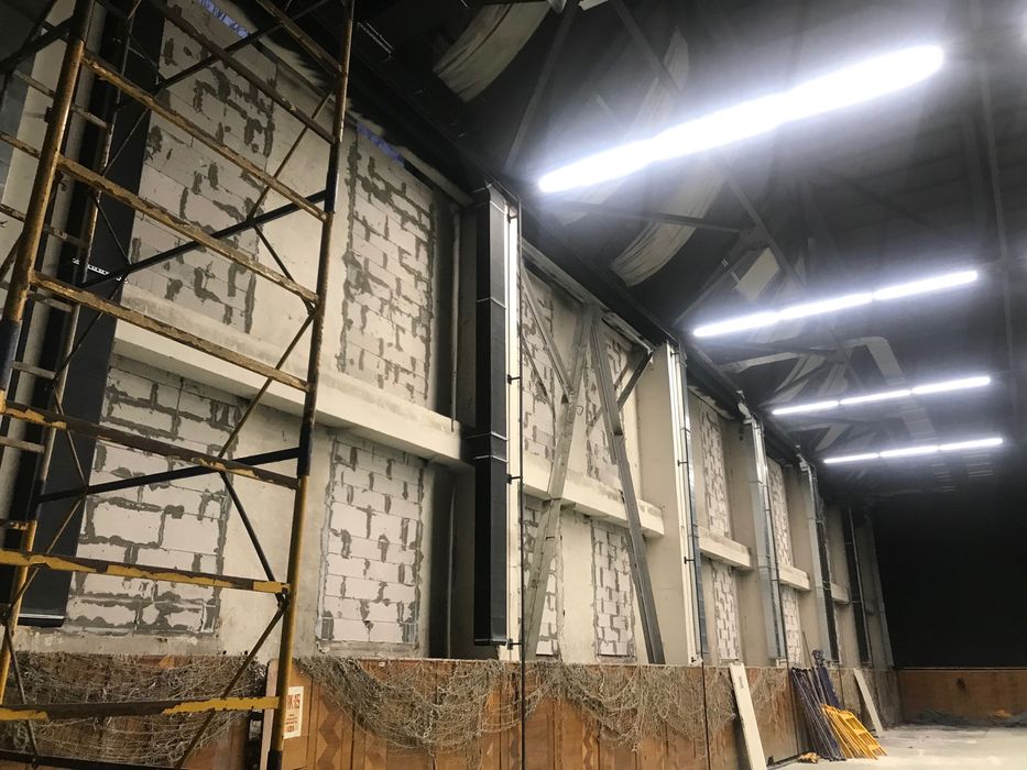 Перегородки  из газоблока и гипсокартона.