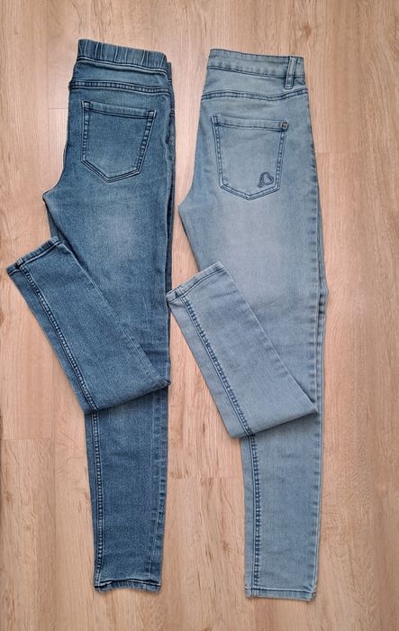 Spodnie jeansowe,jegginsy damskie 36