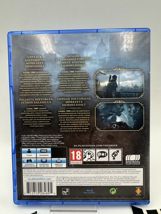 PL The Order 1886 Ps4 Ps5 Gwarancja