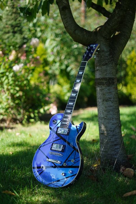 MiPo Les Paul „Shattered Chameleon” – Unikalny Custom | Niska akcja, po pełnym serwisie