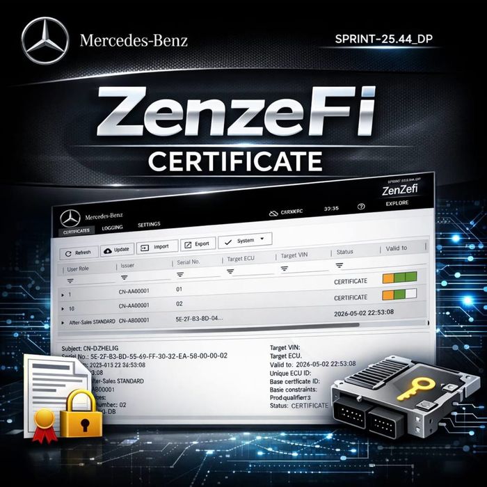 Zenzefi certyfikat do xentry  2026.08