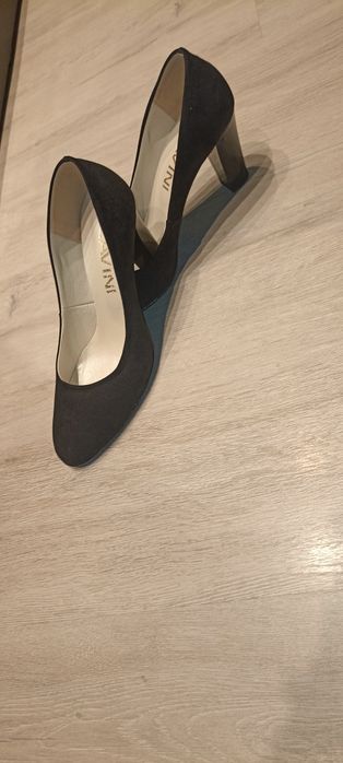 Buty damskie zamszowe