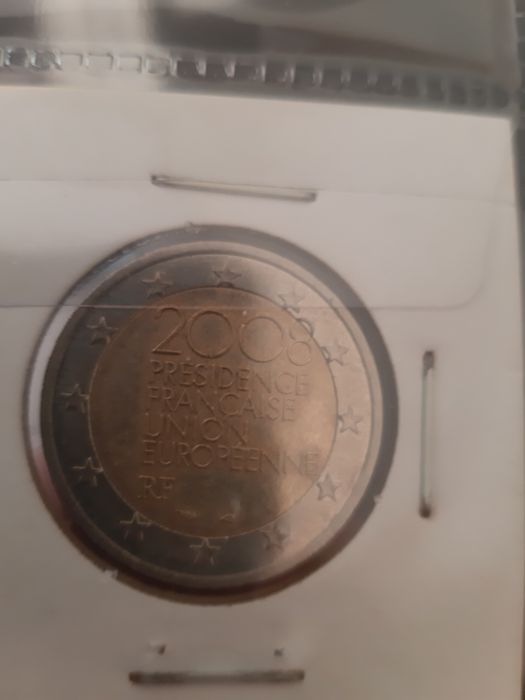 Moeda comemorativa 2 euros França