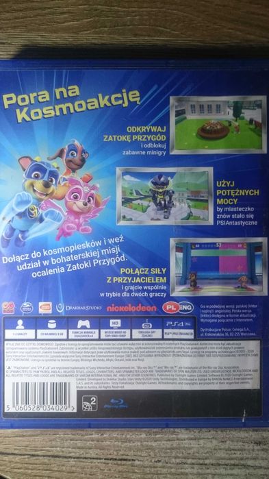 Gra Psi Patrol Kosmopieski ps4 playstation 4 lego minecraft rayman