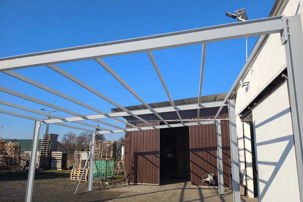 hala stalowa garaż altana