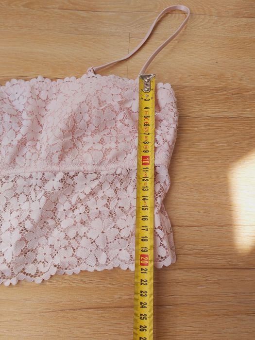 Koronkowy top damski r. M 38 H&M