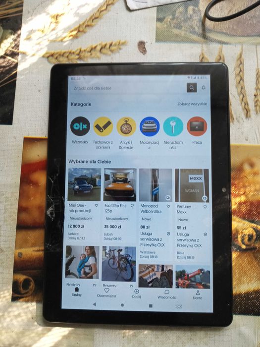 Tablet 10" jako telefon