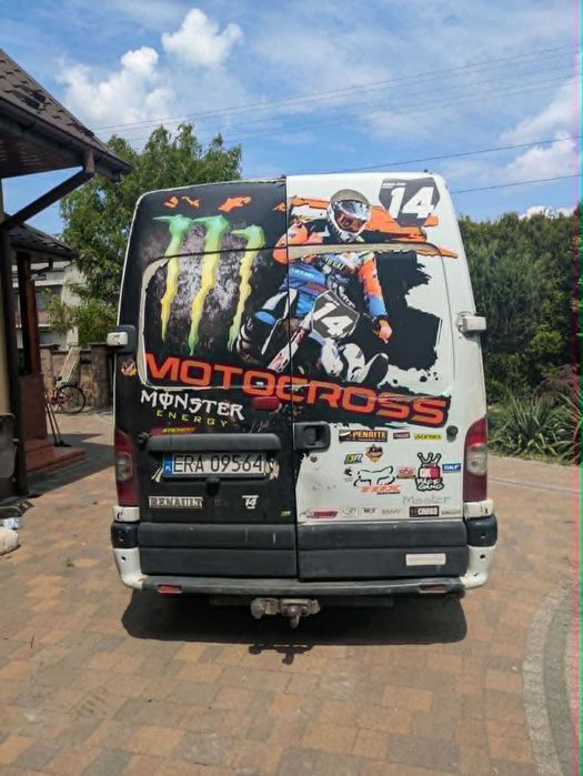 Kamper motocross renault master 2.8