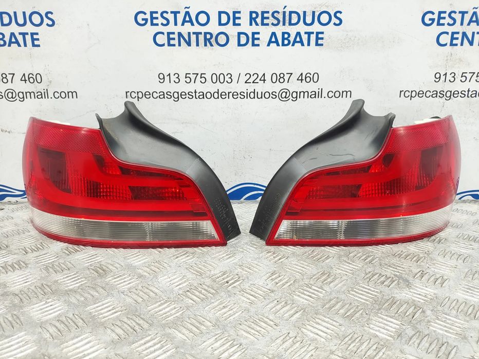 Farolins traseiros trás direito esquerdo LED originais BMW Serie 1