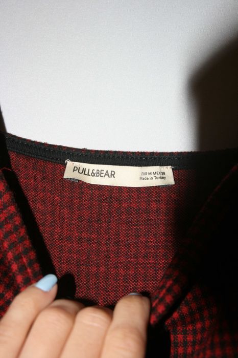 Vestido Xadrez Pull&Bear