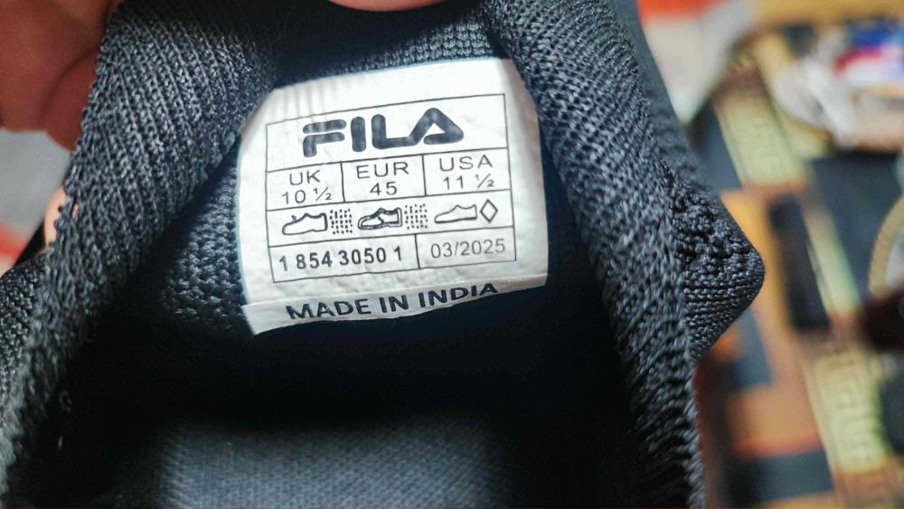 Buty męskie Fila FL8442 czarne r. 45