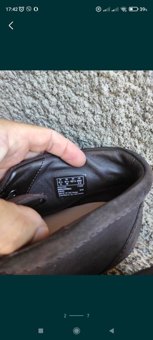 Clarks.Ботинки кожаные мужские