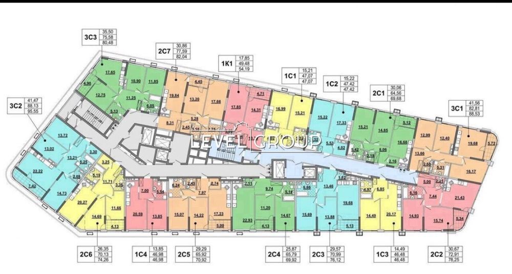 2-кімнатна квартира за адресою наб. Дніпровська (площа 78 м²) - Atlanta.ua - фото 9