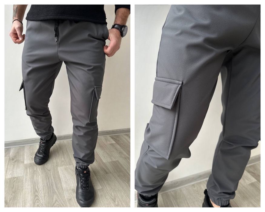 ‼️ТОП‼️Мужские Зимние Штаны Карго на Флисе брюки зимові штани чоловічі