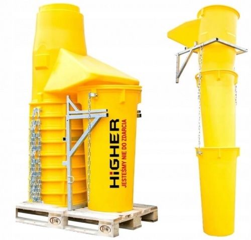 Zsyp na gruz,  rękaw budowlany, lej zasypowy, WYNAJEM