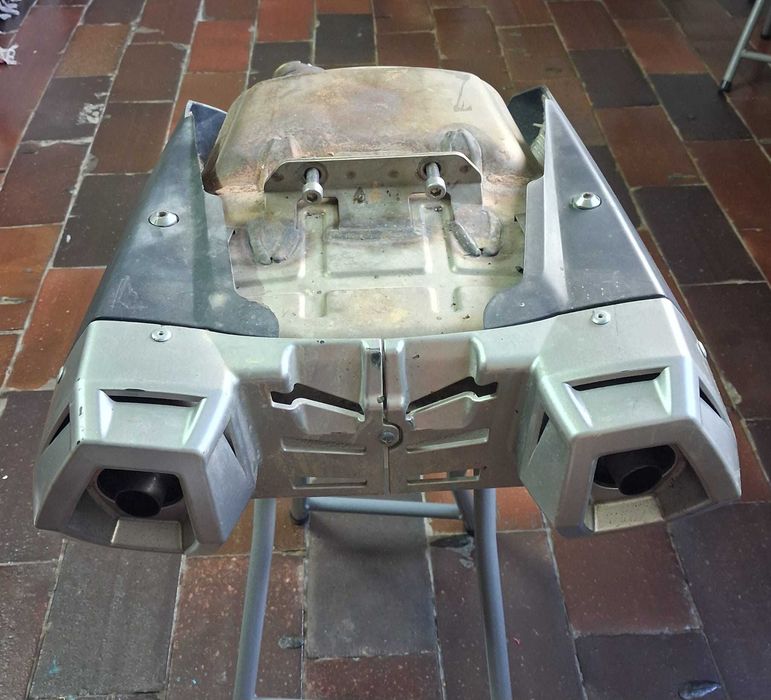 Panela de escape XT660Z Ténéré