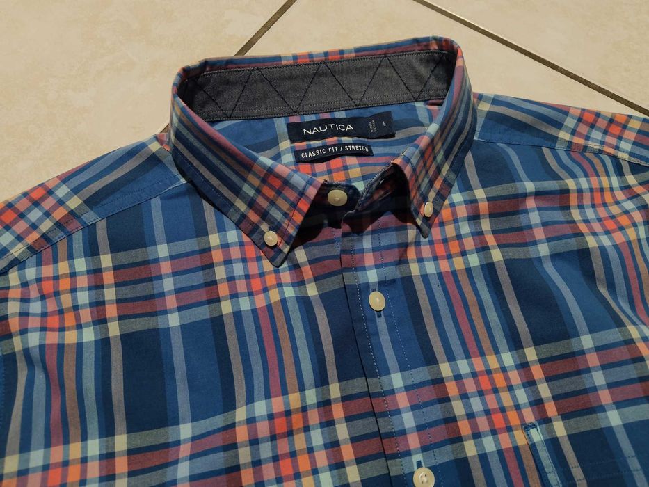 NAUTICA USA - NOWA! z LOGO i Metkami Koszula Męska krótki rękaw XL