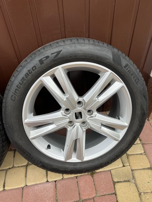 Alufelgi 18 Seat Ateca Alhambra Leon Cupra kola opona letnia komplet