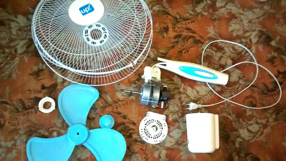 Вентилятор напольный 40см, на разборку или детали, бу