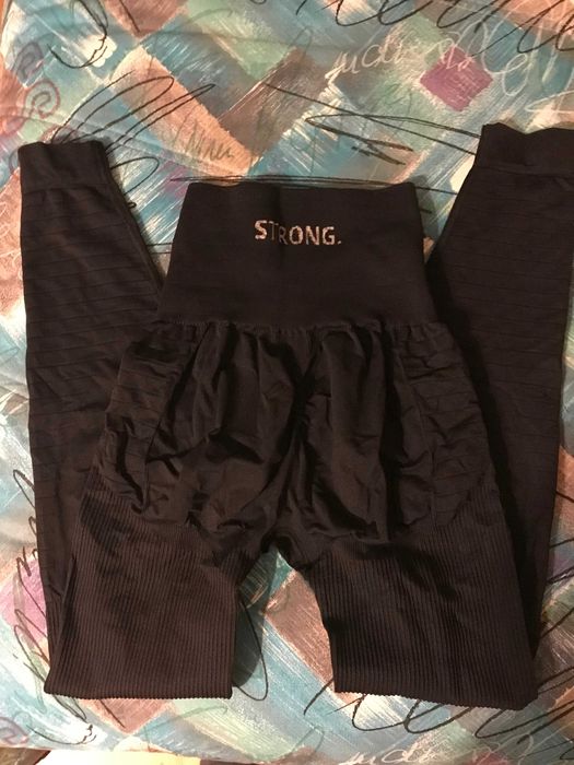 legginsy czarne strong xs/s