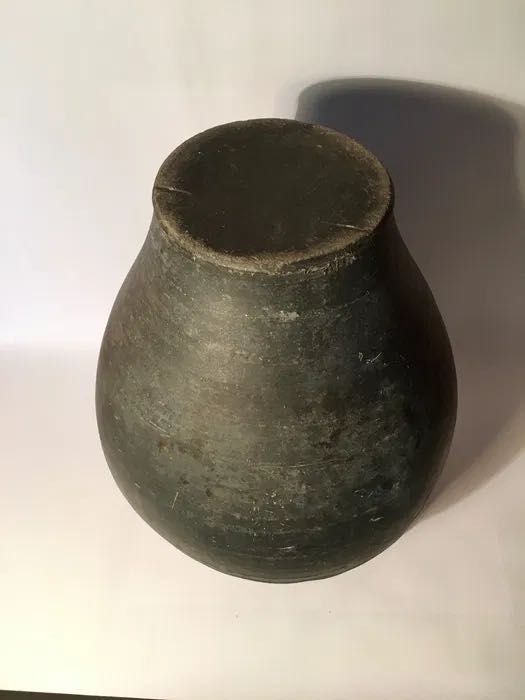 CÂNTARO - barro preto - Bisalhães ou Ribolhos - antigo - 37 x 27 cm/s