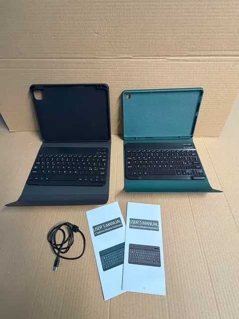 Etui z klawiaturą Bluetooth do Samsung Galaxy Tab S6 Lite 10.4 Ciemnozielone