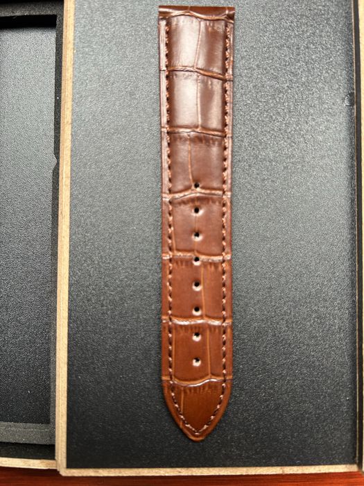 Pasek do zegarka 21 + 22 mm skóra Genuie Leather