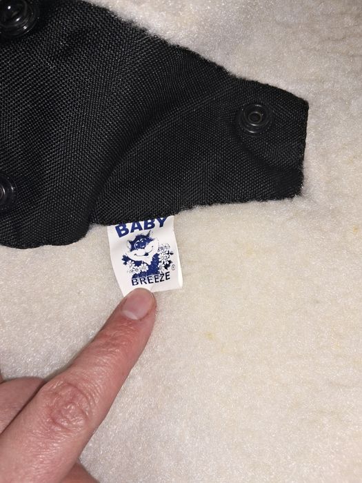 Муфта- рукавичка на коляску чорна