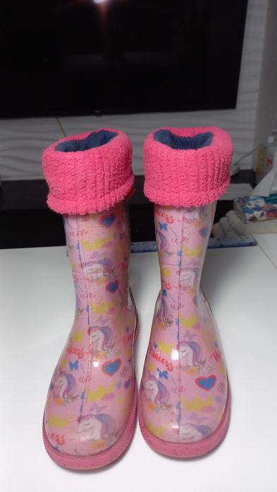 Гутові чоботи demar, для дівчинки, 28- 29 розмір