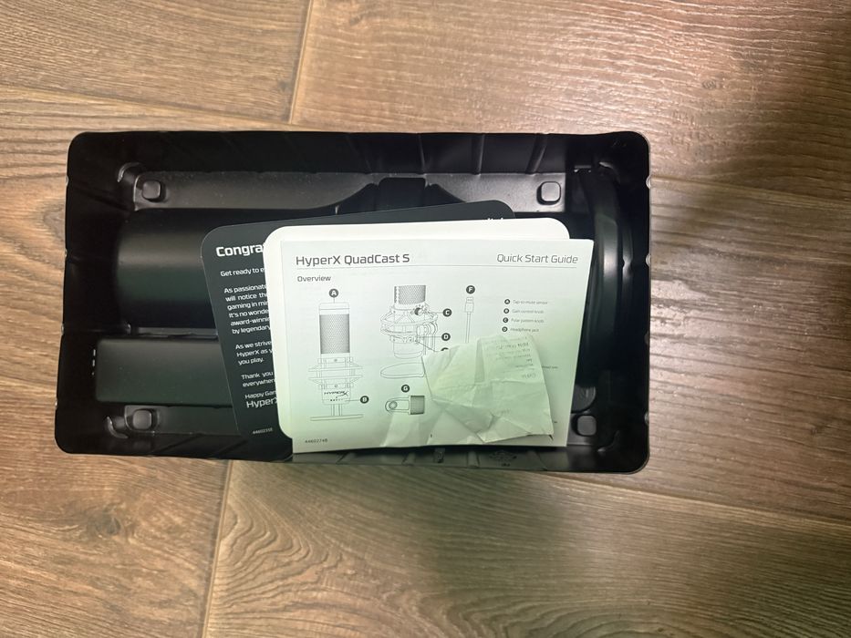 Микрофон HyperX QuadCast S Black