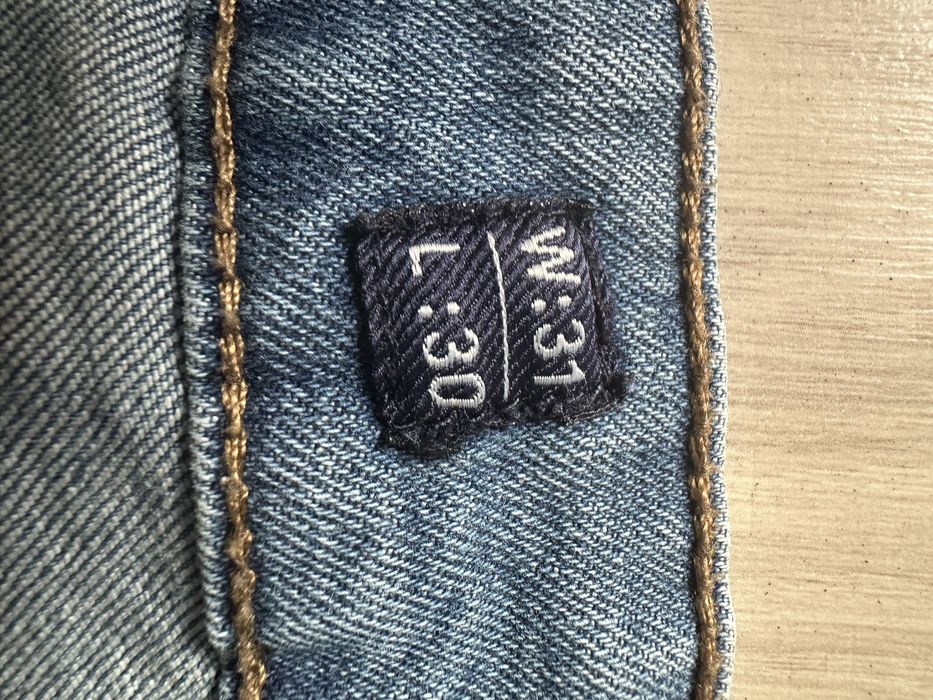 Jeans spodnie męskie rybaczki bermudy Rebel W31