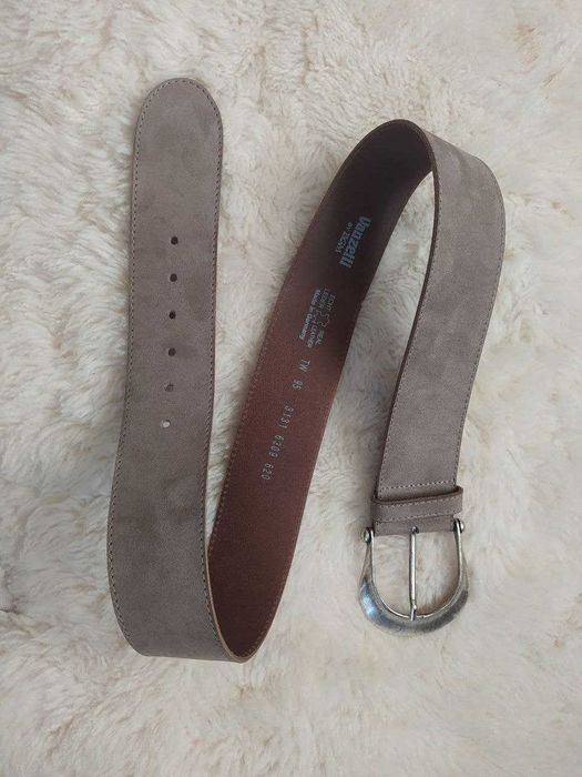 Широкий жіночий шкіряний пояс ремінь баска Vanzetti