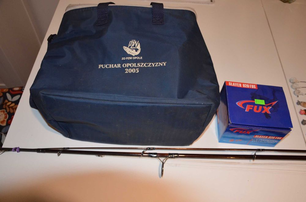 Wędka Spiningowa z Kołowrotkiem i Akcesoriami!!