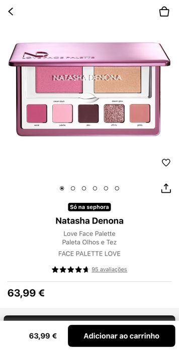 Conjunto 2 Paletas Natasha Denona – PORTES INCLUÍDOS