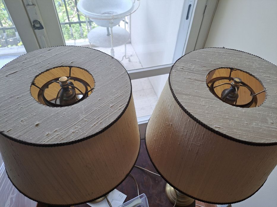 Candeeiros de latão Sala 2 unidades