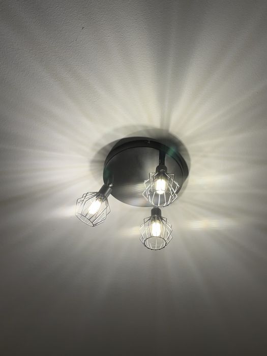 Lampy czarne loft