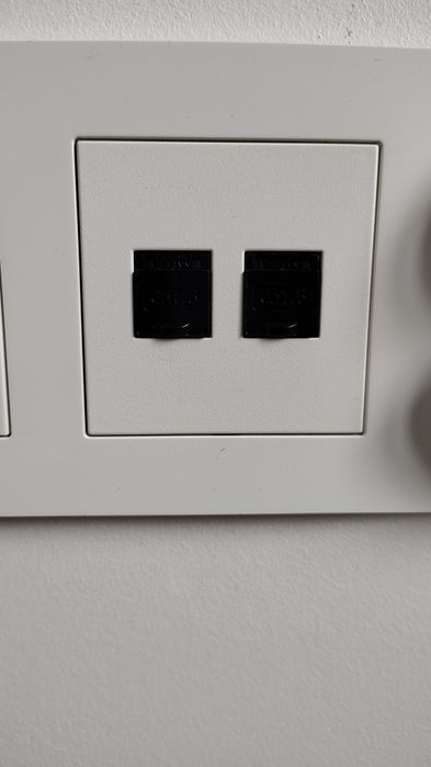 Gniazdo komputerowe podwojne