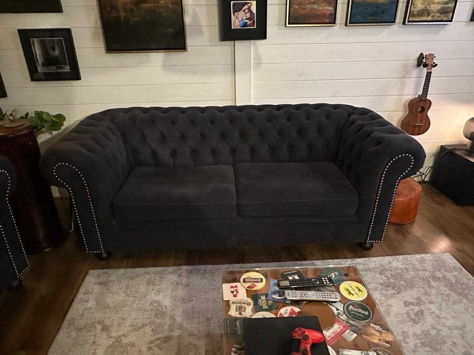 Sofa i fotel chesterfield