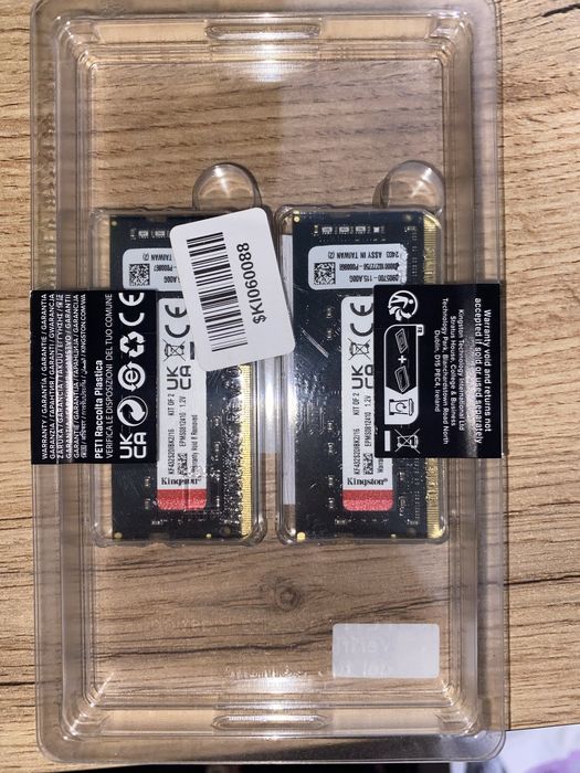 Kingston fury 16GB 2x8 3200( Оперативная память для ноутбука,ОЗУ)