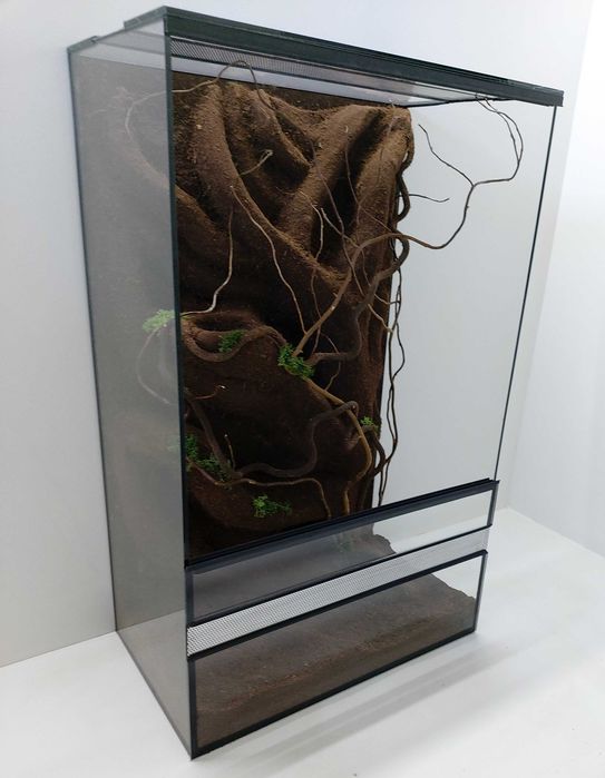 Terrarium dla gekona orzęsionego, płaczącego, pająka TW05T AquaWaves