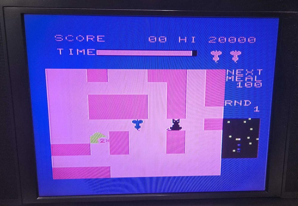 Commodore VIC-20 cardridge - Gra - Radar Ratrace