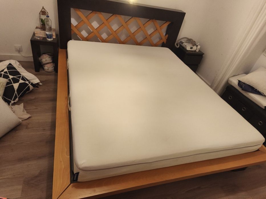 Cama + Colchão Emma 160x200 + 2 Mesas